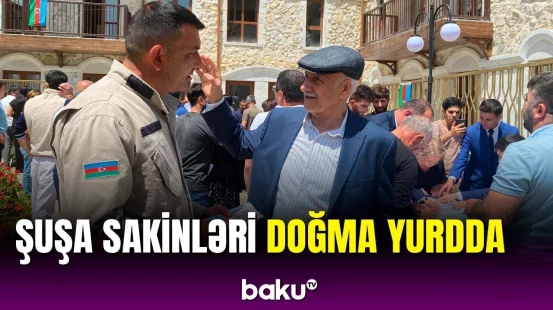 Şuşaya qayıdan sakinlərə mənzillərinin açarları təqdim olundu