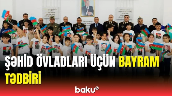 Səfərbərlik Xidməti şəhid övladlarını sevindirdi | Tədbirdən xoş görüntülər