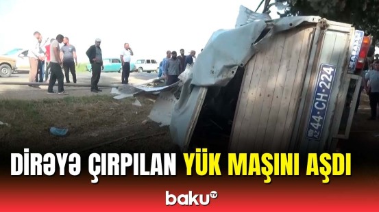 Cəlilabadda ağır qəzaya görə araşdırma başlandı | Sürücünün vəziyyəti...