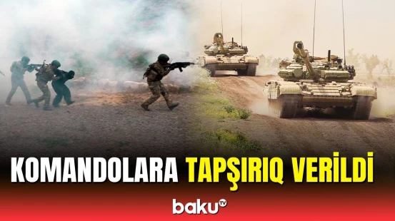 Naxçıvanda komanda-qərargah təlimi | MN-dən görüntülər