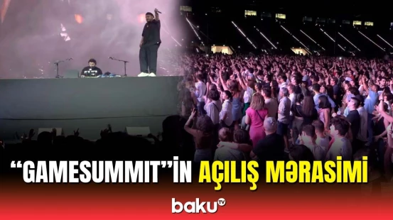 "Crystal Hall"da "GameSummit"in açılış mərasiminə özəl şou