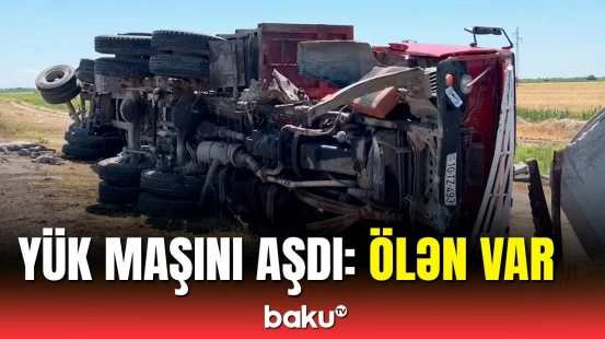 Kürdəmirdə ağır qəza | Sürücü həyatını itirdi