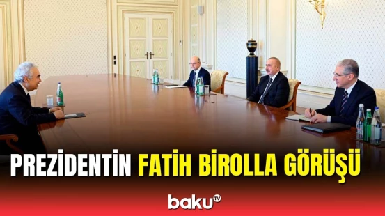 Prezident Beynəlxalq Enerji Agentliyinin icraçı direktorunu qəbul etdi