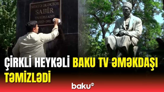 Bakıda çirklənmiş heykəlləri kimlər təmizləməlidir? | Qurumlar üz-üzə gəldi