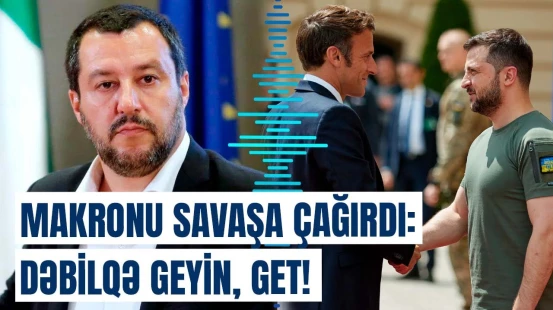 Müharibə yenidən alovlandırılır | Makronun qərarı italiyalı naziri özündən çıxardı