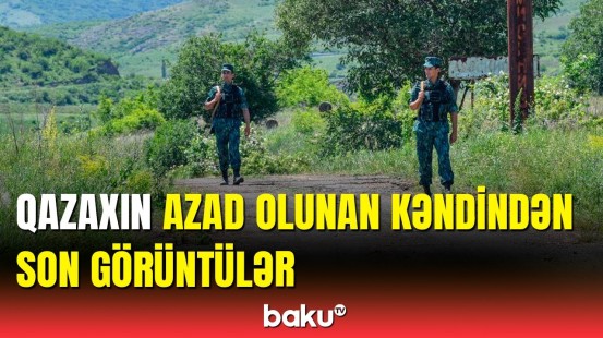 DSX Qazaxın işğaldan azad olunan Aşağı Əskipara kəndindən görüntülər yaydı