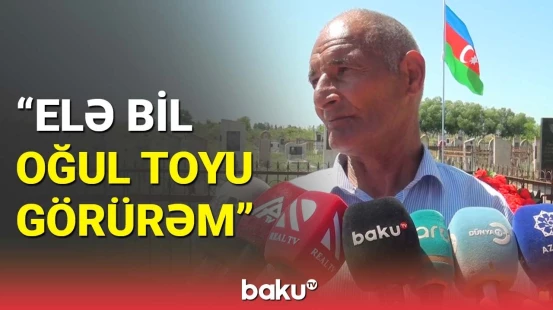 Şəhid Zakir İsaqovun dəfnində duyğulu anlar | Nəhayət, gözümüz yoldan yığıldı