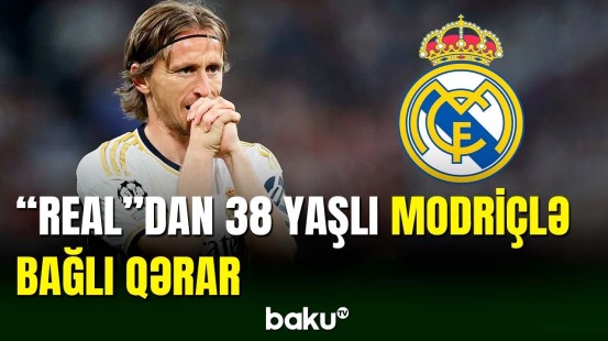 "Real Madrid" Luka Modriçlə bağlı qərarını verdi