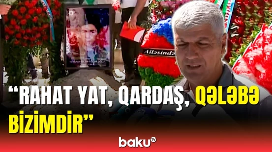 Şəhid Rasim Eldarovla 31 il sonra vida mərasimi