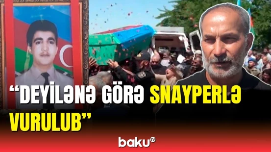 Şəhid Niyaz Novruzov Goranboyda torpağa tapşırıldı