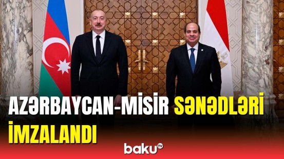 Azərbaycan və Misir arasında 7 sənəd imzalandı