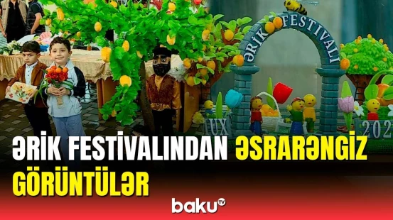 Samuxda ilk dəfə ərik festivalı təşkil olunub | Müxtəlif ərik növləri nümayiş olunub