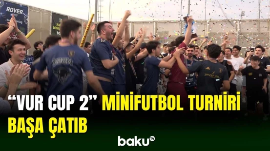 Minifutbol üzrə “Vur Cup 2” yarışının qalibləri məlumdur