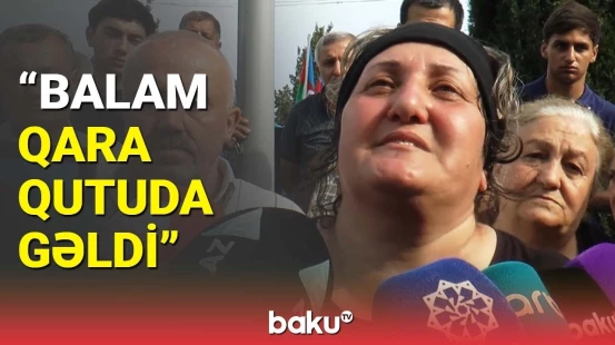 Həlak olan hərbçi Əli Nağıyev dəfn edildi | Gəncədən ürəkdağlayan görüntülər