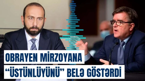 Obrayen İrəvanda Mirzoyanla görüşdü, etdiyi hərəkət qalmaqal yaratdı