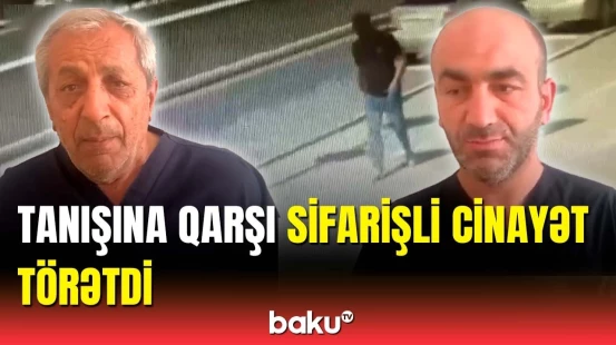 Qara maska ilə hücum etdi, sonra da... | Bakıda sifarişli cinayət