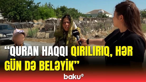 Yağış yağanda bu yoldan keçmək olmur | Yeni Türkan sakinləri şikayət etdi