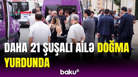 Bakıdan Şuşaya növbəti köç karvanı yola salındı