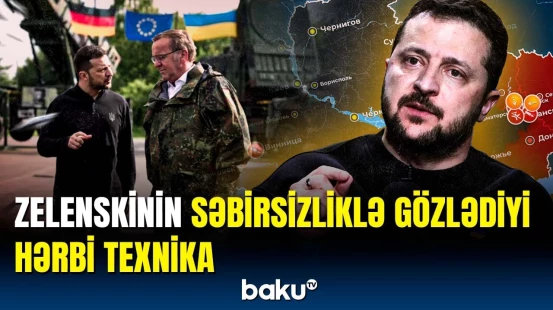 Zelenski Almaniyada | "Patriot" sistemlərinə baxış keçirildi