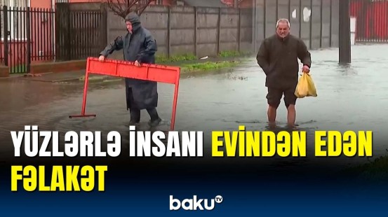 Daşqın bu ölkədə daşı daş üstə qoymadı | Sakinlər çətin vəziyyətdə