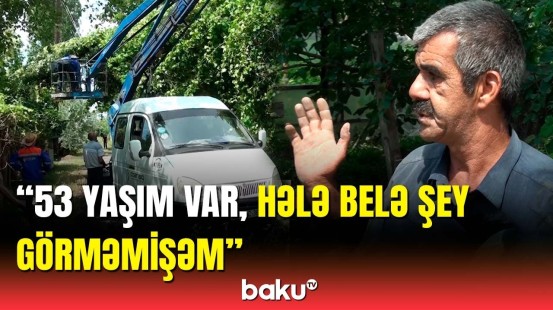 Göyçayda işıq problemi həll olundu | Sakin Baku TV-yə danışdı