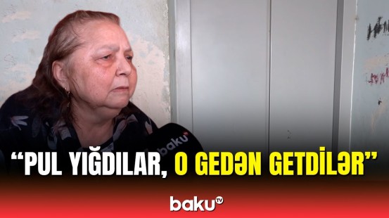 Yeni Günəşlidə “yarımçıq lift” | Sakinlər çarəni görün necə tapır