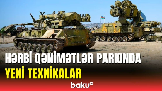 Xocalıda aşkarlanan zenit-raket kompleksi Bakıda Hərbi Qənimətlər Parkında yerləşdirilib