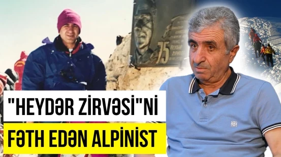 Oğlu ilə qar uçqununa düşən alpinist Saridan Mursaqulov necə xilas oldu? | AYDIN TARİX