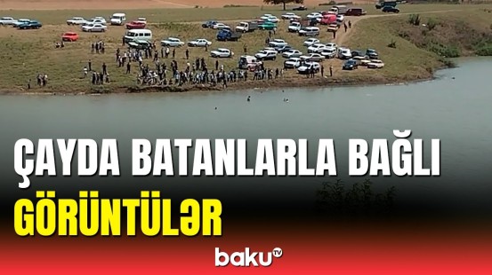 Cəlilabadda faciəvi hadisə | Sakinlərin batdığı yerdən anbaan görüntülər