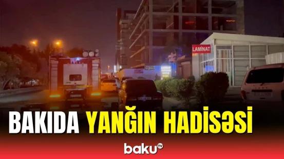 Paytaxtda avtoservisdə yanğın | Yaralanan var
