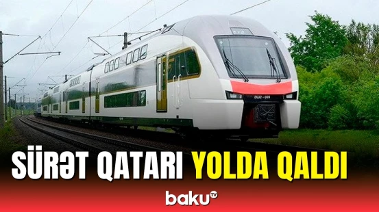 Azərbaycan Dəmir Yolları yolda qalan qatarla bağlı məlumat yaydı
