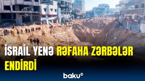 İsrail Rəfaha yardım ilə bağlı gələnlərə hücum etdi | Ölən və yaralananlar var