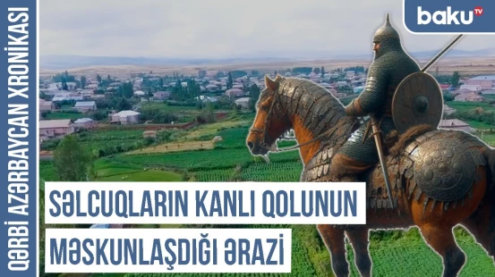 Albanlara məxsus məzar daşları, tikililər olan Qanlı kəndi | QƏRBİ AZƏRBAYCAN XRONİKASI