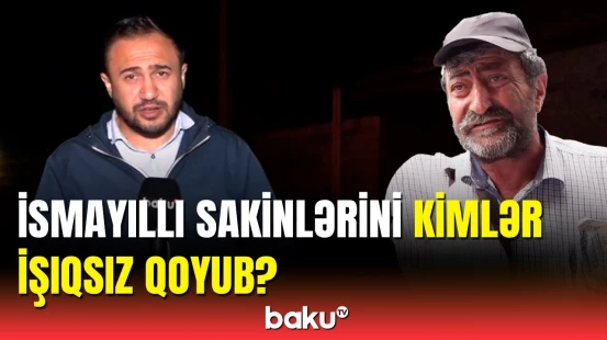 Zülmətə qərq olan İsmayıllı küçələri | İcra Hakimiyyəti problemi həll edəcəkmi?