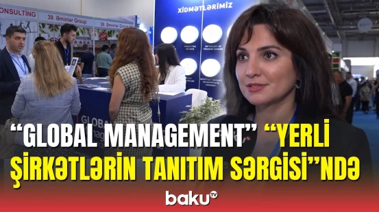 “Global Management”in xidmətləri ilə tanışlıq | Şirkətin tanıtım sərgisində iştirakı