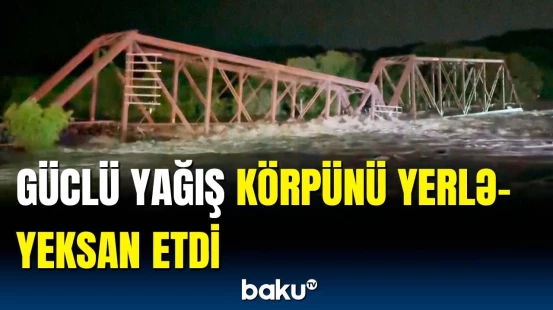 Yağış dəhşətli fəsadlar törətdi | Cənubi Dakota