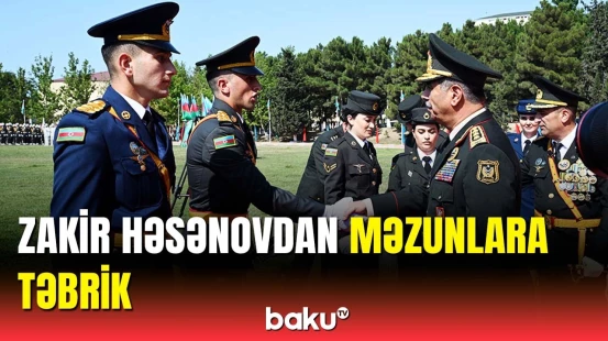 Heydər Əliyev adına Hərbi İnstitutda buraxılış mərasimi