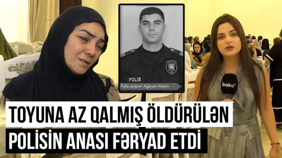 Oğlumu soruşdum, morqu göstərdilər | Öldürülən polis Mahirin yasından görüntülər | ARZUNUN VAXTI