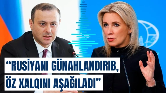 Zaxarova Qriqoryana od püskürdü | Alçaldıcı münasibət göstərməsi mənim üçün…