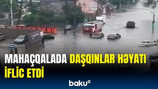 Rusiyada təbii fəlakət | Dağıstan sulara təslim oldu