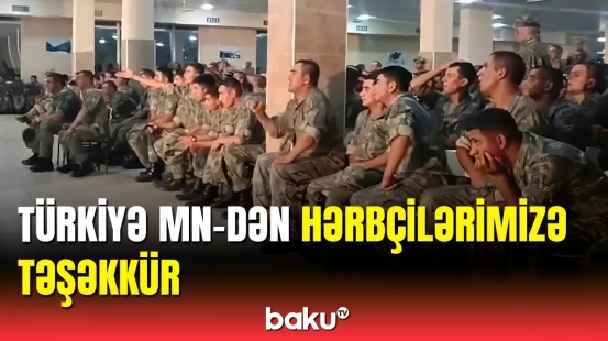 Azərbaycan hərbçiləri Türkiyənin qələbəsinə belə sevindi
