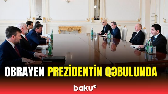 Prezident ABŞ Dövlət katibinin köməkçisini qəbul etdi