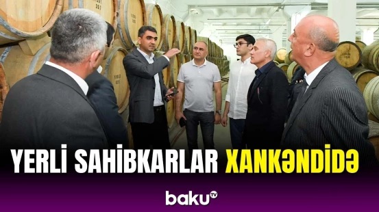 Sahibkarlar Xankəndidə istehsal müəssisələrinə baş çəkdi