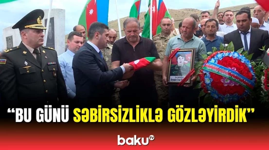 Mən yaralanmışdım, o isə... | Qalıqları tapılan şəhid Ucar Zeynalovun dəfni