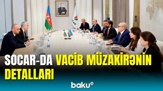 Rövşən Nəcəf Bolqarıstanın energetika naziri ilə görüşdü