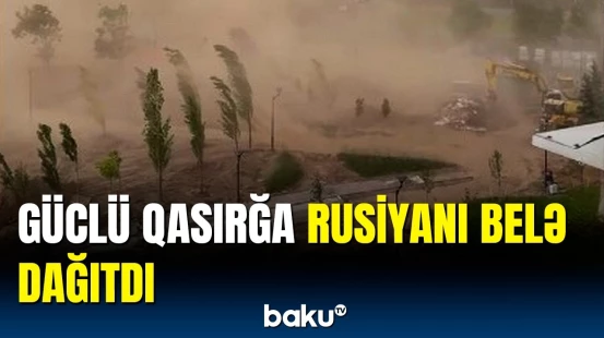 Rusiyanı alt-üst edən qasırğa fəlakəti | Ölənlər var