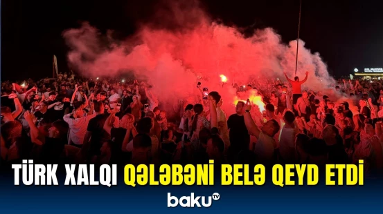 Türkiyə millisinin Avstriya qələbəsi qeyd olundu