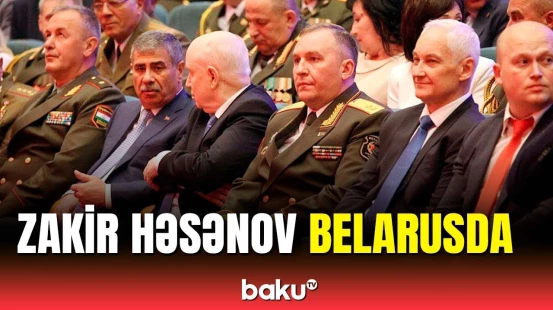 Müdafiə Naziri Belarusda hərbçilərimizin paradını izlədi | Mərasimdən görüntülər