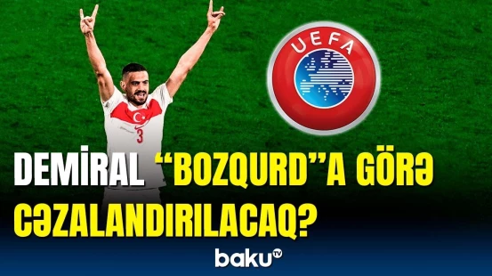 Türk futbolçu qol sevinci aləmi bir-birinə vurdu | Türkiyə Almaniya ilə qarşı-qarşıya