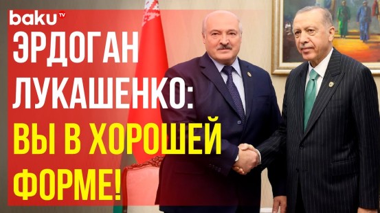 Президент Турции провёл встречу с белорусским коллегой в Астане